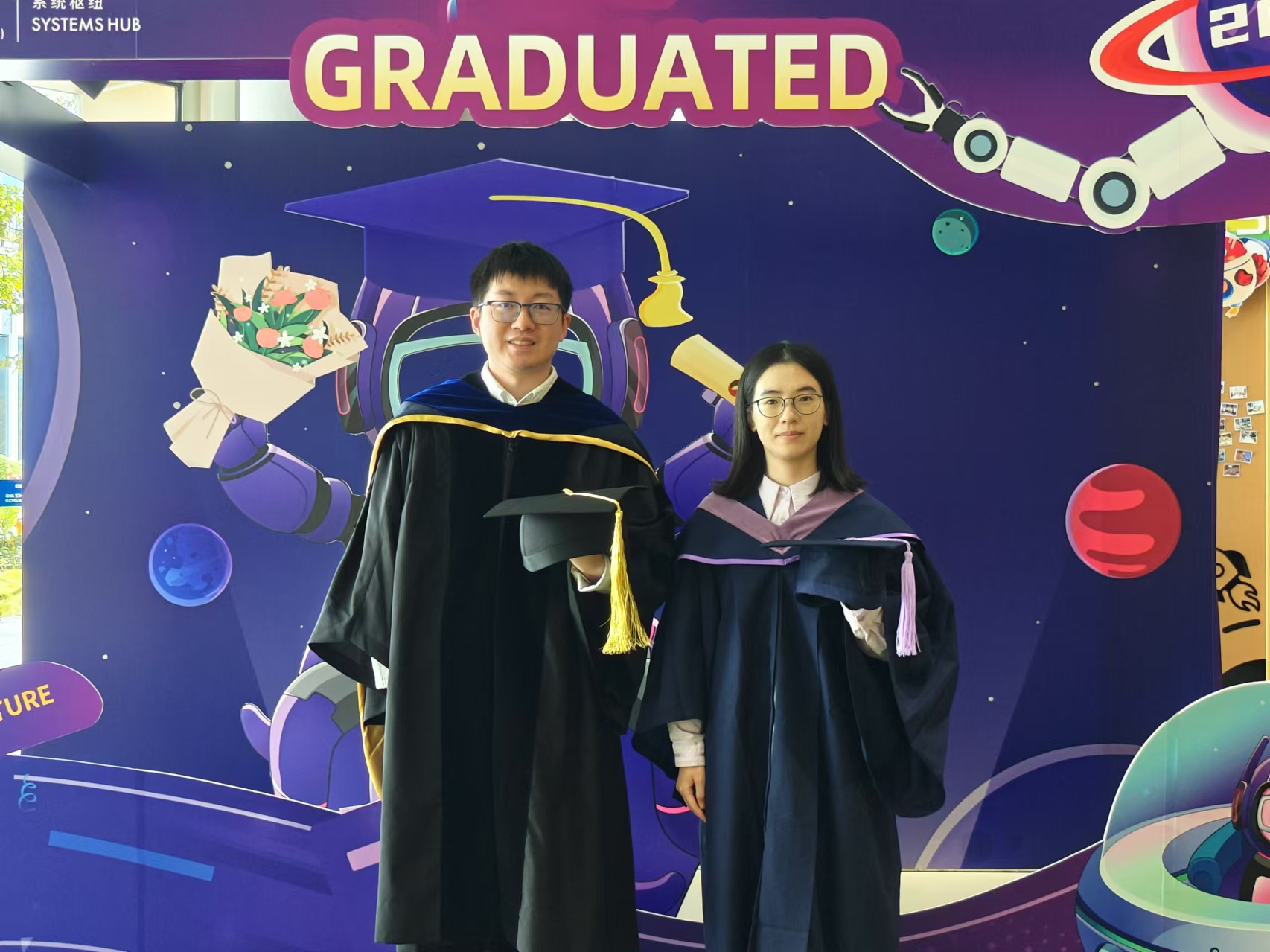 Congratulations to Pei LU s graduation as MPhil